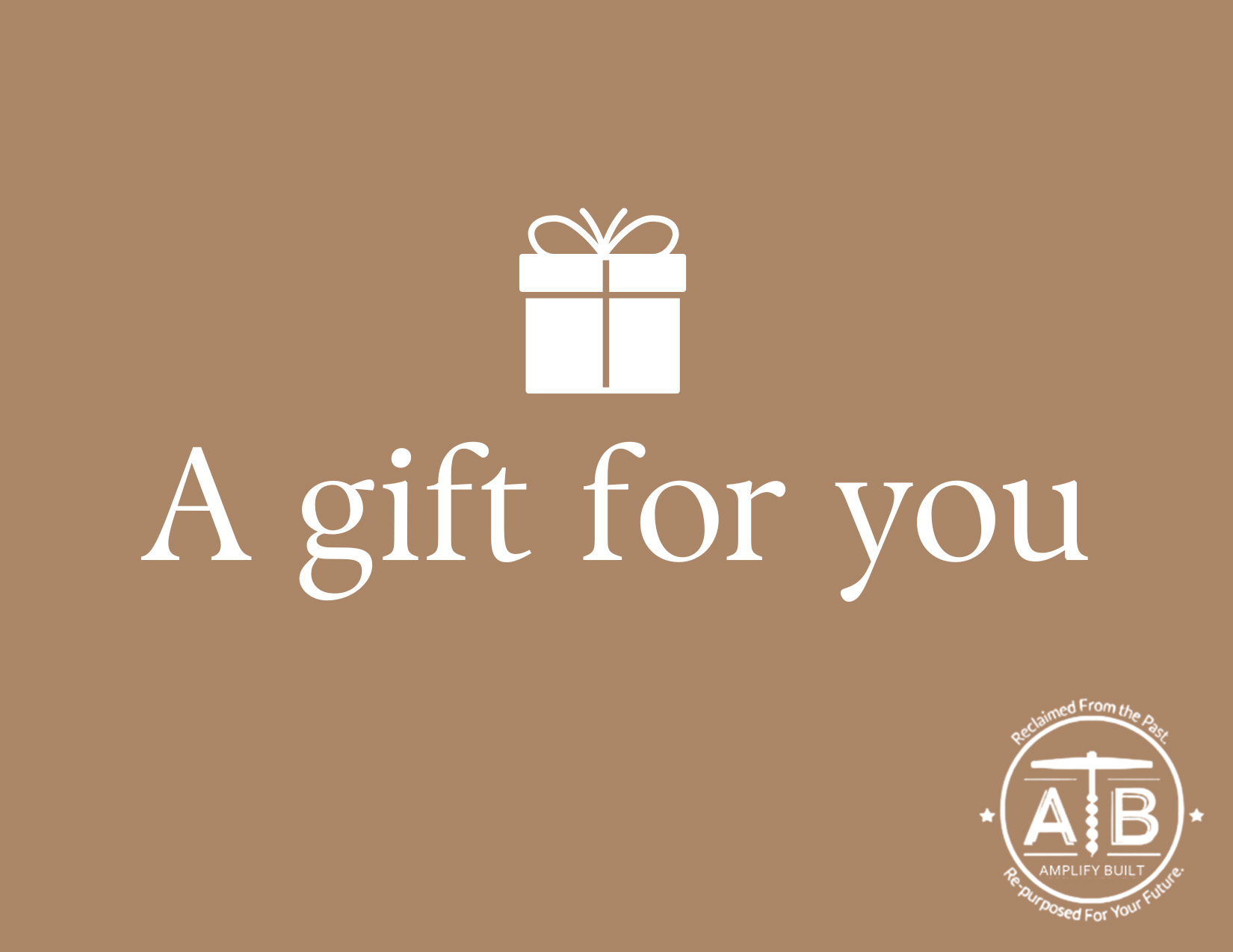 Amplify Built Gift Card product image with logo